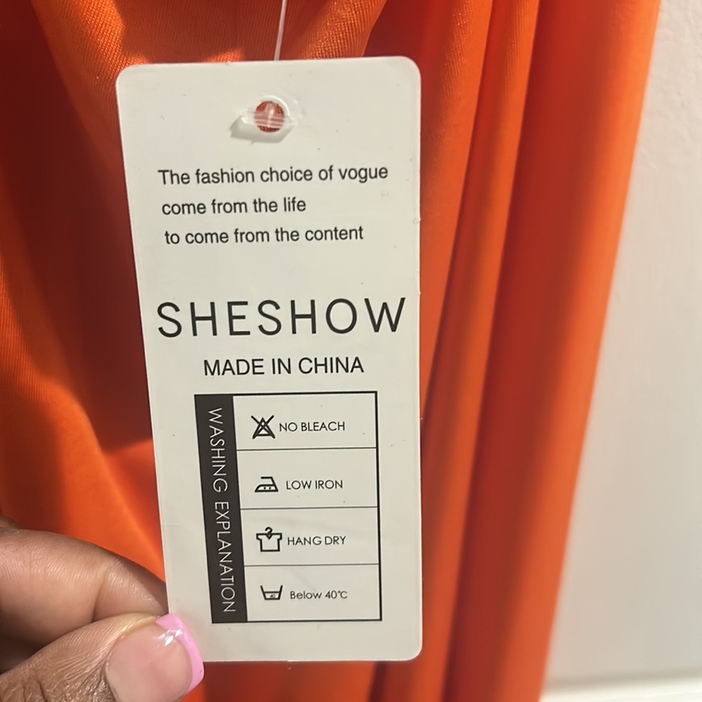 Orang midi backless dress - Picture 5 of 6